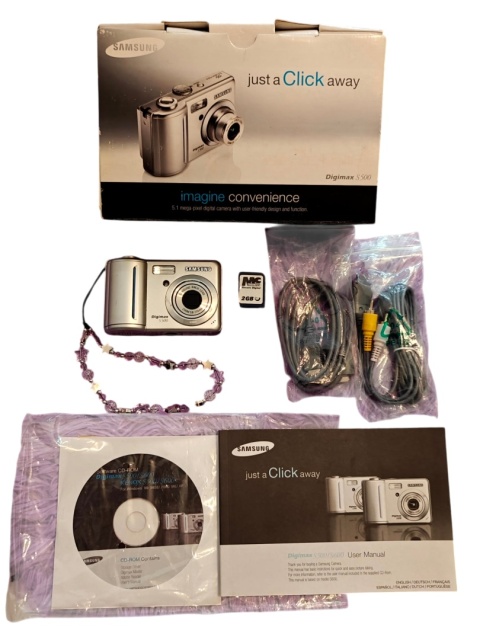 Samsung Digimax S500 – Aparat Cyfrowy 5.1 MP z 2005 Roku | Retro Digital Camera