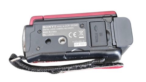 Sony Handycam DCR-SX34 Kamera Cyfrowa HDD Czerwona / Red