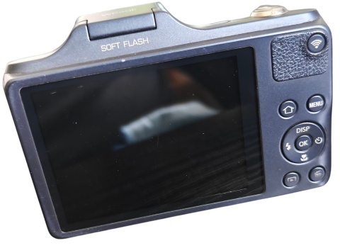 Samsung WB50F – Niebieski | 16 MP | 12x Zoom | Aparat Cyfrowy | Digicam
