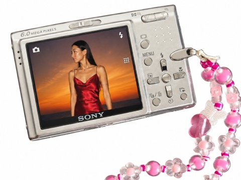 Sony Cyber-shot DSC-T9 – Srebrny | 6 MP | 3x Zoom | Digicam